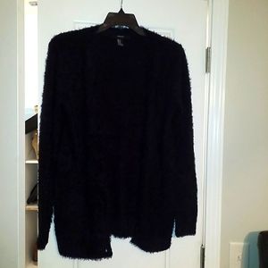 Black  Cardigan / sweater with buttons
